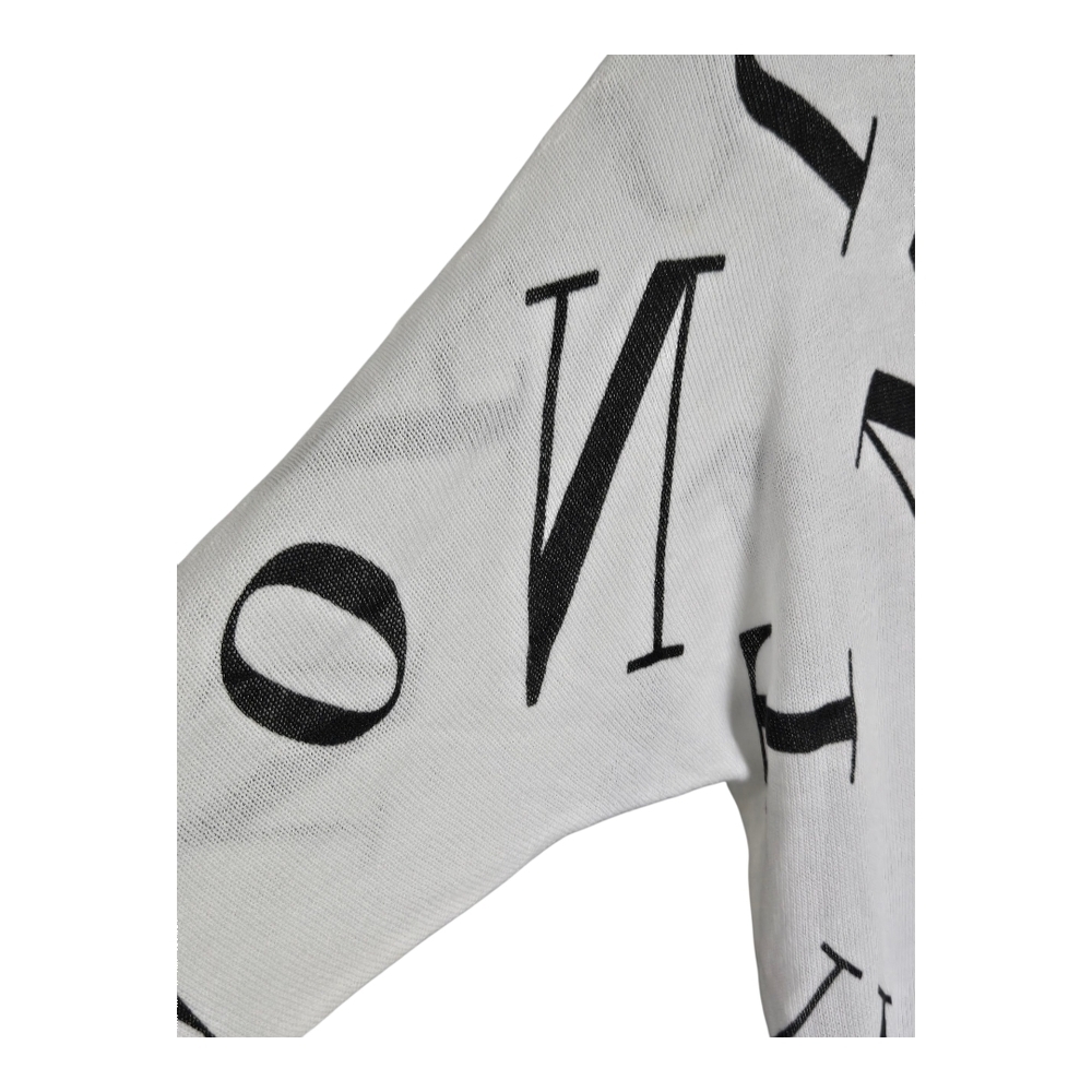 CHARLIE B Black and White Graphic Oversized Tunic, Medium - Picture 3 of 5